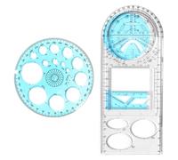 Regla Geométrica Multifuncional - Soberana Geométrica Matemática, Soberana De Dibujo Geométrico | Plantilla De Dibujo De Matemáticas De Alta Calidad, Medición De Herramientas De Borradores, Soberano