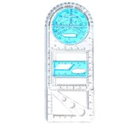 Regla Geométrica, Regla de Dibujo Multifuncional, Herramienta de Medición, Regla de Dibujo de Matemáticas Plantilla de Dibujo Geométrico Medición de Reglas de Borrador，para Uso Escolar y de Oficina