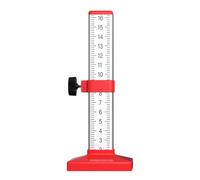 Regla isométrica: herramienta de medición de escala transparente de doble cara, guía de alineación de albañil | Indicador de altura graduado de 16x6,5x6,5 cm para una colocación de los azulejo