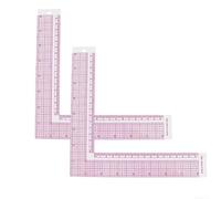 Regla L Plástico 20x20cm Manualidad Regla L Plástico 20x20cm | Plástico , no se rompe, uso prolongado, medidas exactas, manualidades