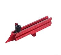Regla magnética para carpintería de 180 mm para configuración de armario | Extremo magnético fuerte, operación con una sola mano, agarre antideslizante, montaje de vigas, flujo de trabajo eficiente