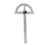 Regla Medidora de Ángulo Giratoria de Acero al Carbono, 80x120mm, Escalas Láser Precisas - Cuerpo Forjado Anticorrosión, Borde Pulido Seguro, Ideal para Carpinteros y Técnicos