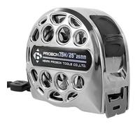 Regla métrica retráctil de acero inoxidable anticorrosión de 7,5 m, anticaídas, resistente al desgaste, escala de doble cara, cinta métrica de regalo de alta calidad