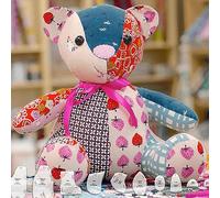 Regla ModelOsMemoria 10 Pieces, Memorias Un OsPeluche, Patrón Costura Patrón OsMemoria Con Instrucciones, Patrón Tela CorRegla Parche