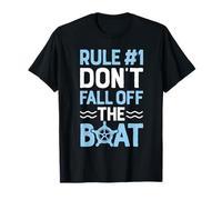 Regla número 1 No te caigas del barco Crucero Camiseta