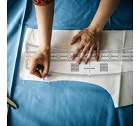 Regla ondulada de 12 pulgadas para patchwork sin costuras, ideal para proyectos de acolchado