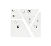 Regla para acolchar, acrílico transparente, regla de retazos, peso ligero, para medir, cortar, acolchar, costura, bordado, 3/4/5 piezas