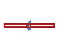 Regla para carpintería YX400, herramienta de medición de aluminio para carpinteros, localizador de líneas anodizado con escala clara, regla trazadora de 15,7 pulgadas para