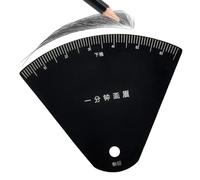 Regla Para Cejas, Plantilla Para Cejas, Dibujo De Cejase, Modelador De Simetría Para | Guía De Dibujo Y Medición | Lápiz Profesional Y Para Uso En Salón De Casa Para Un Aspecto Diario