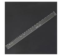 Regla Para Corte De Ranuras De Alambre Para Diapasón De Guitarra Y Posicionamiento De Plantilla De Acrílico 21/23 Producto Herramienta Luthier para Guitarras(630mm)