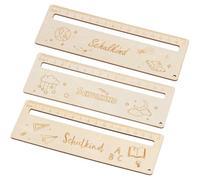 Regla para el inicio del curso escolar 2025 en diferentes diseños con motivo de madera, regalo para el inicio del curso escolar o para la escuela, para niños y niñas