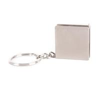 Regla pequeña con marcas transparentes y llavero para mediciones precisas diarias, cinta métrica retráctil