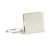 Regla pequeña con marcas transparentes y llavero para mediciones precisas diarias, regla retráctil, cinta métrica