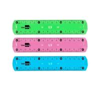 Regla Plástico Flexible Liderpapel 15 cm Colores Surtidos