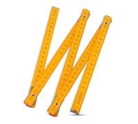 Regla plegable de doble cara de 1 metro, regla plegable de madera dura para ingenieros carpinteros, herramienta de medición de madera portátil para carpintería para manualidades