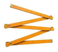Regla Plegable de Madera de 1 m, Regla de medición de Escala métrica de Carpintero de Doble Cara, Herramientas de medición Que se Pueden Ampliar, se Puede Utilizar para carpinteros, albañiles, Obras