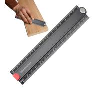 Regla Plegable De Medición - Escuadra Plegable De 30 Cm Con Ángulo De 90 Grados - Marcas Precisas Herramienta De Medición Metálica Para Diseñadores Arquitectos Proyectos De Carpintería Renovación Del