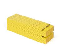 Regla plegable Metrie™ BLOCK 72-2 m - Amarilla - Graduación dúplex, Fabricada en la UE - 10 unidades