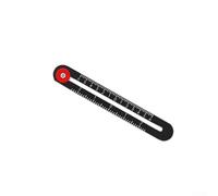 Regla plegable, regla de medición multipliegue, herramienta de posicionamiento de agujeros para carpintería y proyectos de bricolaje (1 regla plegable)