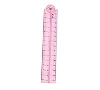 Regla plegable transparente flexible para dibujo en centímetros de longitud de 0 a 30 cm para medición de dibujo