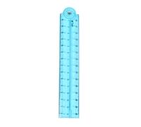 Regla plegable transparente para dibujar, matemáticas, longitud de 0 a 30 cm, herramienta de medición para dibujar y dibujar portátil
