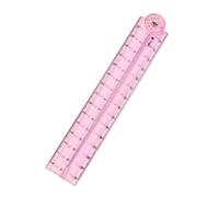 Regla plegable transparente para dibujar, matemáticas, longitud de 0 a 30 cm, herramienta de medición para dibujar y dibujar portátil