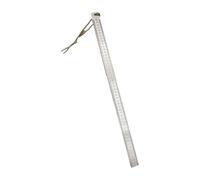 Regla recta de acero inoxidable de 50 cm, herramienta de medición de defensa montada en coche, multifuncional, bordes rectos, regla 4 multifunción para costura y manualidades