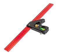 Regla recta de aluminio 90/45 herramienta de medición de grados con nivelación y aguja mejora la medición de combinación de carpintería ángulo de control regla multifuncional instrumentos de aleación