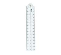 Regla recta geométrica para dibujo de 0 a 30 cm de longitud para dibujo e ingeniería de medición