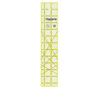 Regla rectangular antideslizante para acolchado Omnigrid Omnigrip de 2-1/2"" x 12-1/2"" de 2"" x 12"" transparente