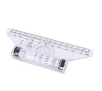 Regla Rodante de Medición de Plástico, Regla de Diseño de Dibujo Multifuncional, Regl Rodante Paralela de Dibujo, Regl de Rodillo de Dibuj para Medir, Dibujar, Oficina,