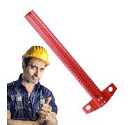 Regla T, Cuadrado T - Regla cuadrada en T para carpintería,Regla de trazado de carpintería de marcado de precisión, regla de arquitecto de 300mm/400mm, regla de dibujo cuadrada para carpintero