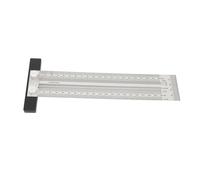 Regla T de Marcado, Acero Inoxidable, 300mm - Precisión Ultra Alta, Versátil para Carpintería y Dibujo Técnico (200 milímetros)