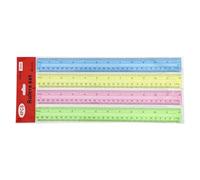 Regla Transparente De 4 Uds. 12 Pulgadas Con Escala Pulgadas Y Centímetros Herramienta Medición Matemáticas Para Estudiantes Y Profesores Regla Escala Transparente Para Dibujo