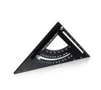 Regla triangular cuadrada ajustable para techos de aleación de aluminio HD, herramienta de velocidad con dibujo de aguja para un diseño preciso de ángulo en el marco del techo