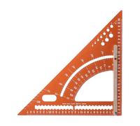 Regla Triangular de Aluminio - Cuadrado de Diseño Ajustable de Metal, Herramienta Multifuncional para Trabajar la Madera de Precisión | Dispositivo de marco geométrico de medición versátil para constr