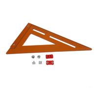 Regla Triangular de Ebanistería 2 en 1 con Localizador de Posición Escuadra Ajustable para Cortes Exactos para marcado y Perforación 32x32cm(220 * 380)