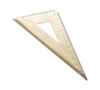 Regla triangular de latón Regla de escala geométrica Matemáticas Semicírculos Transportador Papelería Precisión Herramienta de medición Transportador Papelería Precisión Herramienta de medición