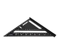 Regla Triangular,Escalas Métricas Cuadradas | Herramienta de Medición en Aleación de Aluminio para Proyectos de Carpintería, Construcción, Dibujo e Ingeniería