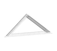 Regla triángulos portátil de acero inoxidable de 150 mm con escala transparente para ingeniería, arquitectura, aula, estudiantes, uso de ayuda de enseñanza en el aula
