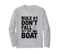 Reglas #1 No te caigas del Barco Humorístico Nautica Manga Larga