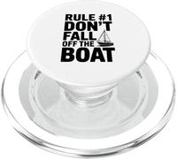 Reglas #1 No te caigas del Barco Humorístico Nautica PopSockets PopGrip para MagSafe