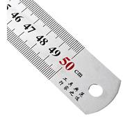 Reglas de acero inoxidable, regla de metal, regla de precisión, doble cara, métrica, precisión imperial, herramienta de medición de borde recto, herramienta de medición