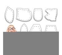 Reglas De Acolchado - Regla De Elefantes | Plantilla De Acolchado | PlantillaaDe Patrón De Elefante Acrílico Conjunto De Regla | Kit De Plantillaa De Colcha De Memoria Para Patrones