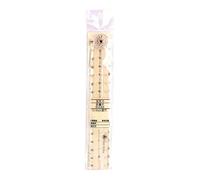 Reglas de acrílico transparente, regla plegable, recta, longitud de 0 a 30 cm, suministros de oficina escolar