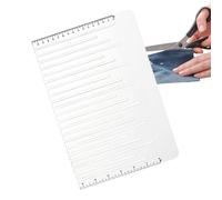 Reglas De Costura Para Tela | 30x20 cm Acrílica Antideslizante | Regla para Tela,Para Acolchado de Diseñador, Corte, Medición, Ribete, Costura, Borde y Recorte de Ropa