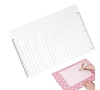 Reglas de costura para tela | Regla transparente de costura de tela acrílica, medidor de ropa con ranuras cuadradas - para cortar dobladillos, colchas, principiantes, manualidades, tejer mujeres