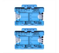 reglas de ECG de 7 pasos, regla para interpretación de ECG/EKG, accesorio portátil