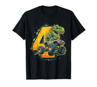 Reglas de Este niño de 4 años: cumpleaños de Dino Monster Truck Camiseta