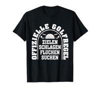 Reglas de Golf Oficiales Divertido Golf Camiseta